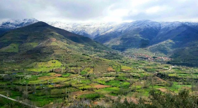 Bahar ve kış aynı kareye yansıdı