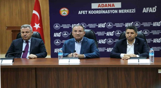 Bakan Bozdağ, Adana GAMERde yetkililerden bilgi aldı