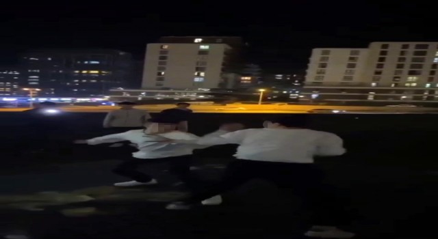 Başakşehirde arkadaşlarını kavga ettirip izlediler, o anları ise kayda aldılar