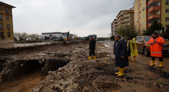 Başkan Beyazgül sahada inceleme yaptı