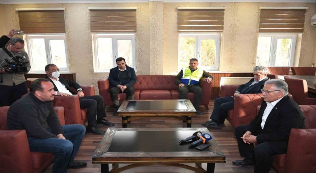 Başkan Büyükkılıçtan İncesuya geçmiş olsun ziyareti