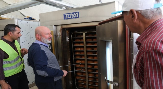 Başkan Çolakbayrakdara mobil fırın teşekkürü