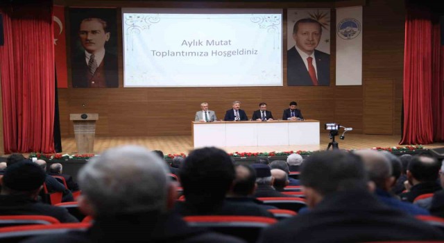 Başkan Palancıoğlu, Melikgazi Müftülüğünün aylık değerlendirme toplantısına katıldı