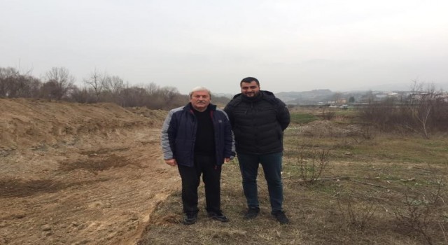 Başkan Şahin, Sarı Kız Göletinde inceleme yaptı