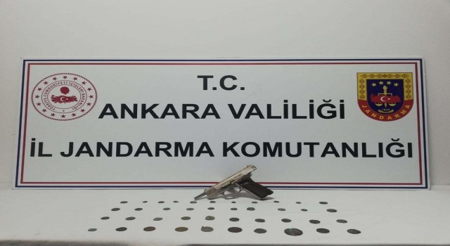 Başkentte 40 adet sikke ele geçirildi