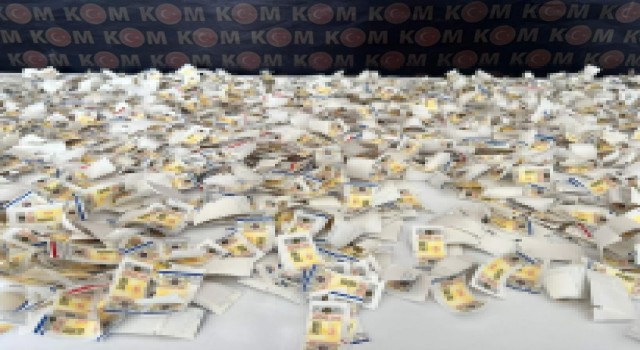 Bingölde kaçak sigara ele geçirildi