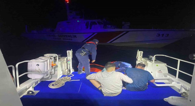 Bodrumda 13 düzensiz göçmen kurtarıldı