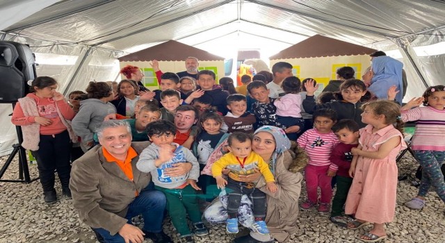 Bodrumun dostluk kenti Hatayda çocukların yüzü gülüyor