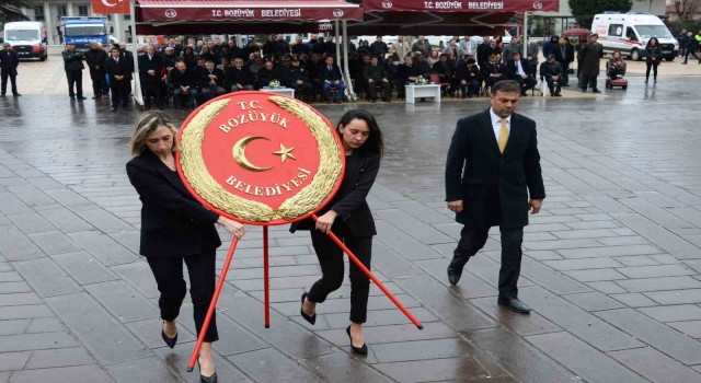 Bozüyükte Çanakkale Zaferinin 108. yıl dönümü nedeni ile törenler düzenlendi