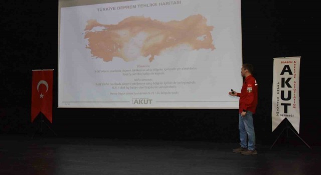 Bozüyükte deprem bilinçlendirme semineri yapıldı