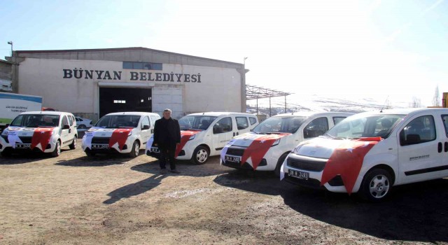 Bünyan Belediyesi araç filosu büyümeye devam ediyor