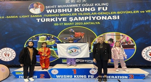 Büyükkılıçtan Büyükşehirin Türkiye Şampiyonu sporcusu minik Miraya tebrik