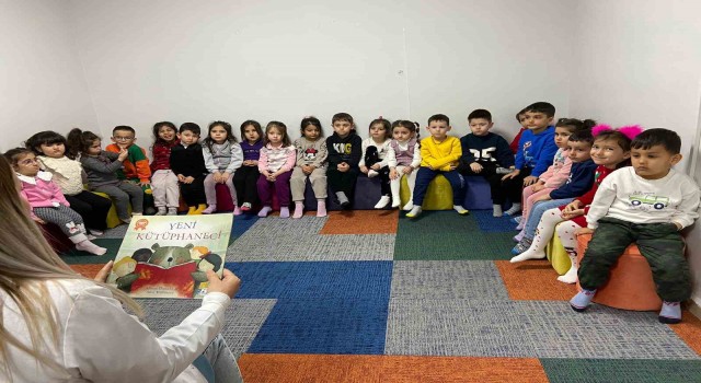 Büyükşehir Erkilet Kütüphanesinde minikler ağırlanıyor