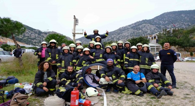 Büyükşehirden Bodrumda gönüllü ateş savaşçılarına eğitim