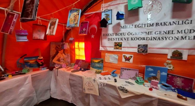 Çadır kentte halk eğitim merkezi ilk meyvelerini verdi