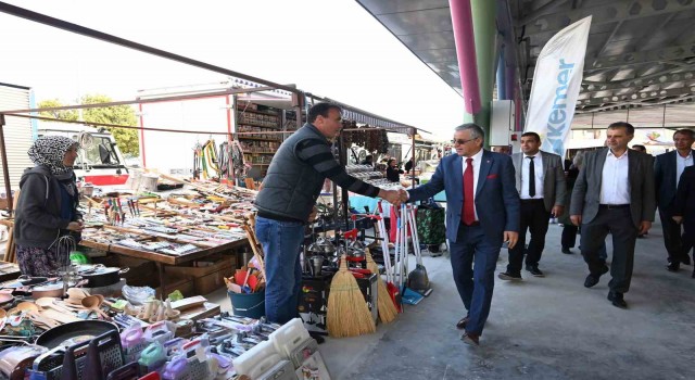 Çamyuva kapalı pazar yeri dualarla açıldı