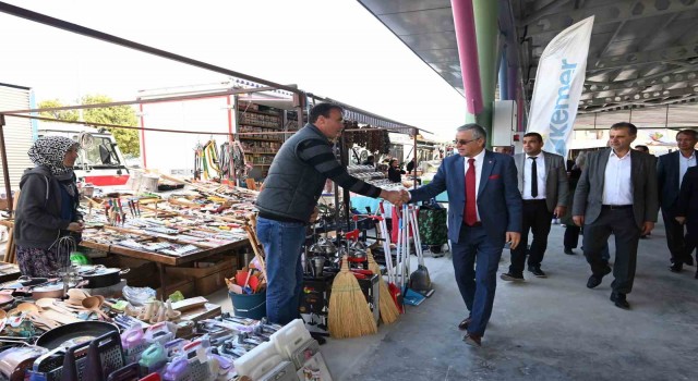 Çamyuva kapalı pazar yeri dualarla açıldı