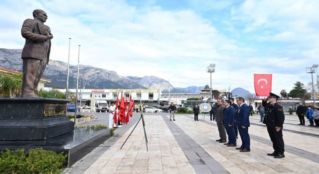 Çanakkale Deniz Zaferinin 108. yılı Kemerde törenle kutlandı