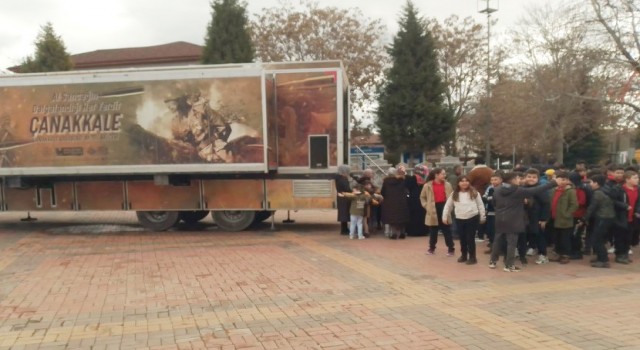 Çanakkale Savaşları Mobil Müze Tırı Tavşanlıda