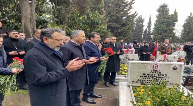 Çanakkale Şehitleri, Edirnekapı Şehitliğinde törenle anıldı
