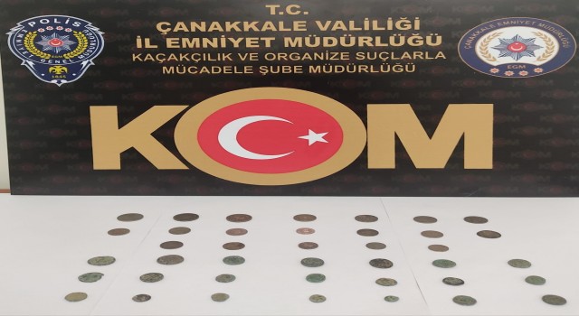 Çanakkalede tarihi eser kaçakçılığı operasyonu