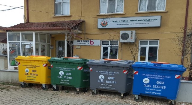 Çilimlide çöpler geri dönüşüme