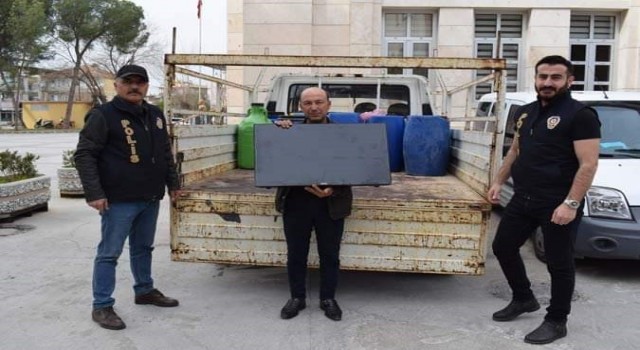 Çinede 150 bin liralık malzeme çaldılar, serbest kaldılar