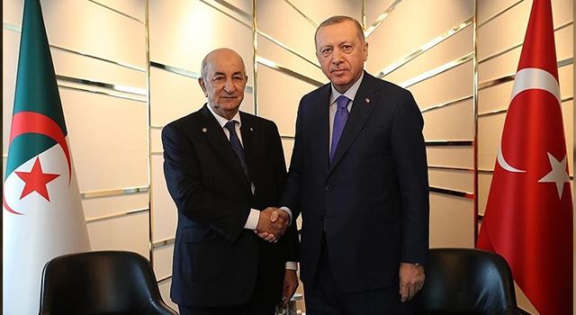 Cumhurbaşkanı Erdoğan, Cezayir Cumhurbaşkanı Tebbun ile görüştü