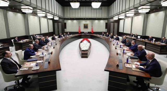 Cumhurbaşkanlığı Kabinesi, Cumhurbaşkanı Recep Tayyip Erdoğan başkanlığında Beştepede toplandı.