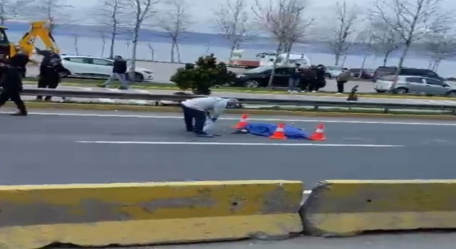 D-130da feci kaza, tırın çarptığı yaya hayatını kaybetti
