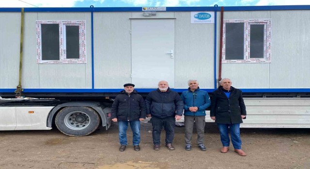 DATÜBden Kahramanmaraşa konteyner desteği