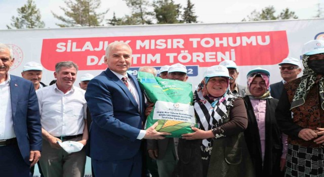 Denizlide 3500 üreticiye 85 bin kilogram silajlık mısır tohumu dağıtıldı