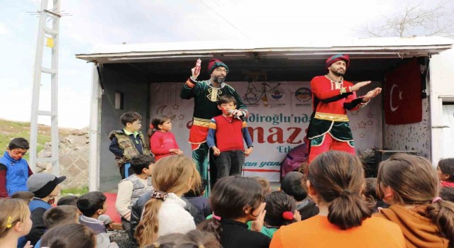 Depremzede çocuklara özel Ramazan eğlencesi