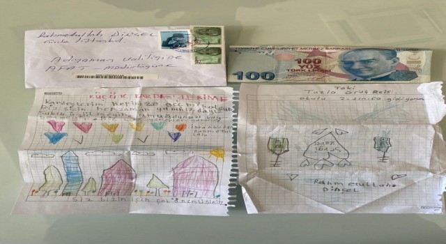 Depremzedelere mektup yazan Rahmetullaha teşekkür