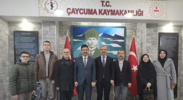 Derece yapan öğrenciler Başı ziyaret etti