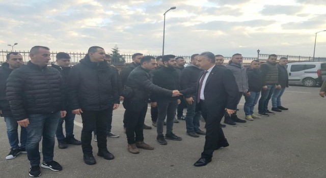 Destek için deprem bölgesine gittiler