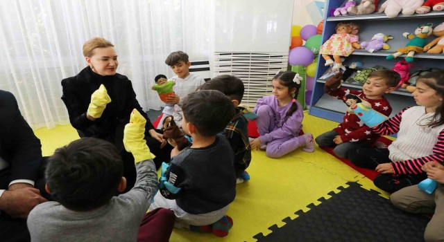 DEÜden depremzede çocuklar için kreş hizmeti