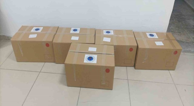 Dikilen tekstil ürünleri ve üretilen sıvı sabunlar deprem bölgesi Malatyaya gönderildi
