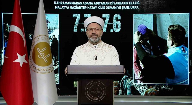 Diyanet İşleri Başkanı Erbaş: “Hocalarım, yaralı gönüllere merhem olmak için pervane oldunuz”