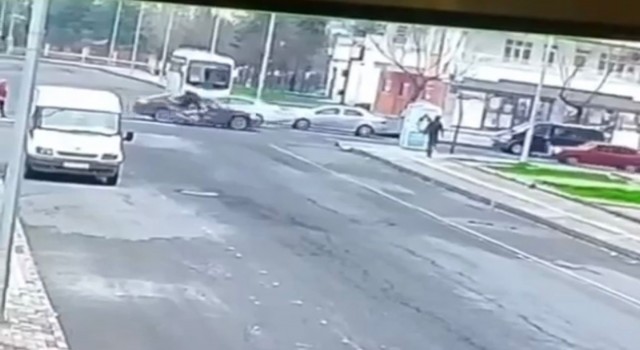 Diyarbakırda 1 kişinin öldüğü motosiklet kazasına ait görüntüler ortaya çıktı