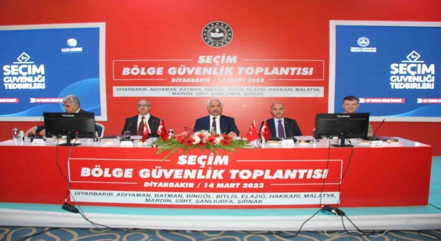 Diyarbakırda bölge seçim güvenliği masaya yatırıldı