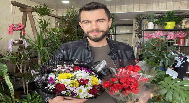 Diyarbakırda çiçekçilerde 8 Mart Dünya Kadınlar Günü yoğunluğu