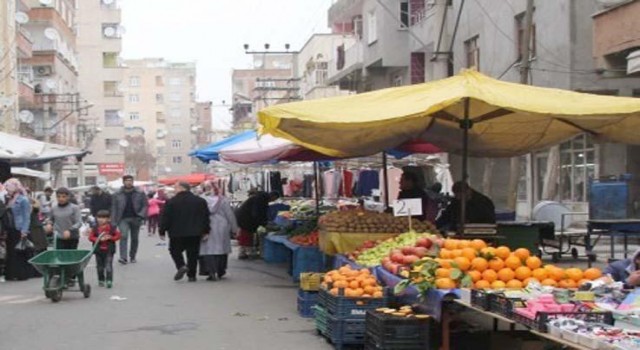 Diyarbakırda iki noktada semt pazarı ikinci bir emre kadar kurulmayacak