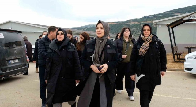 Doğanın Anneleri gönüllüleri, Gaziantep Nurdağında depremzede ailelerle bir araya geldi