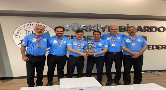 Düzce bilardoda Türkiye 3.sü oldu