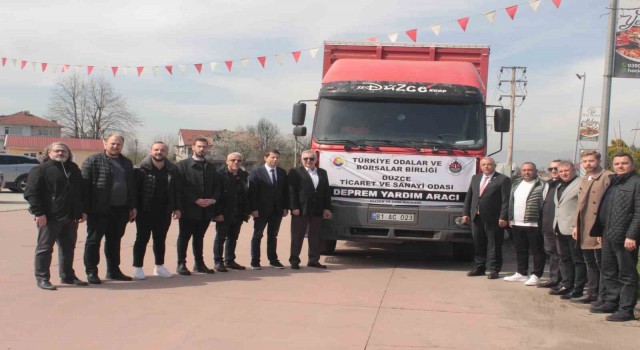 Düzce TSO depremzedelerin yanında olmaya devam ediyor
