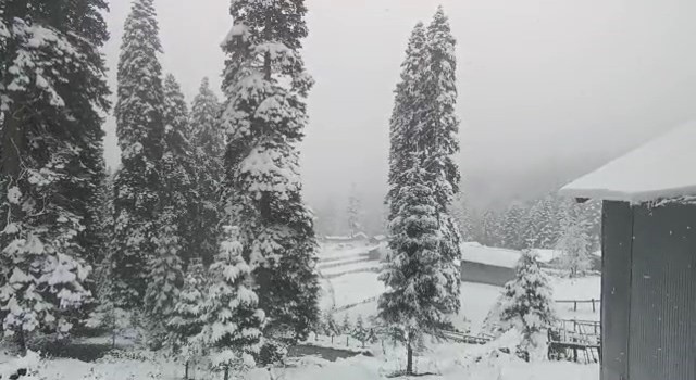 Düzcede mart ayında kar sürprizi