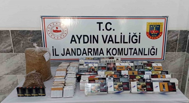 Efelerde kaçak sigara imalathanelerine baskın
