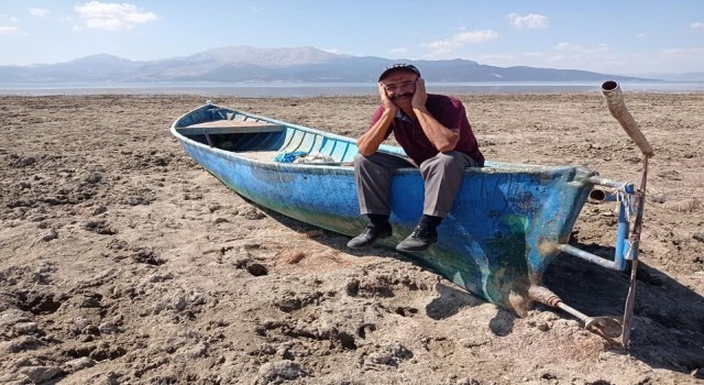 Eğirdir Gölünün su kotu gözle görülür şekilde düştü