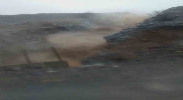 Elazığda aşırı yağış sonrası şelale coştu